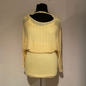 Picnic Yellow Mini Dress